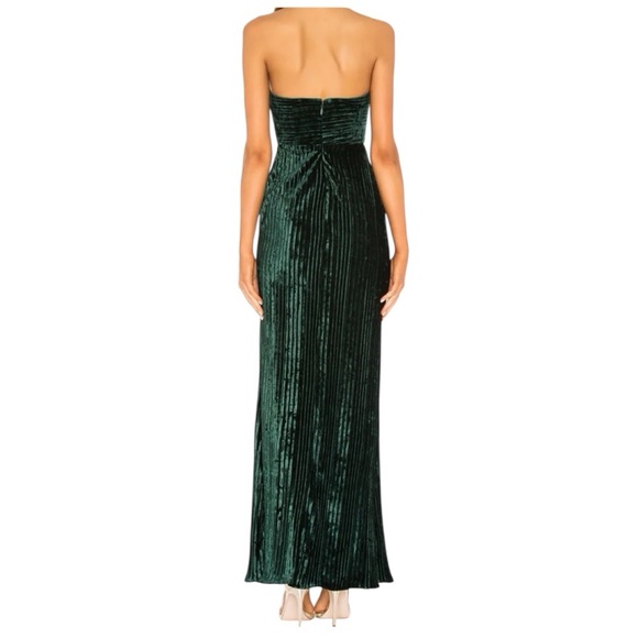 REVOLVE Green Strapless Maxi Dress - Picture 2 of 9